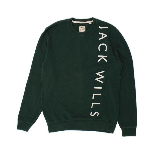 Jack Wills Men's Sweatshirt - Green - S on Productcaster.