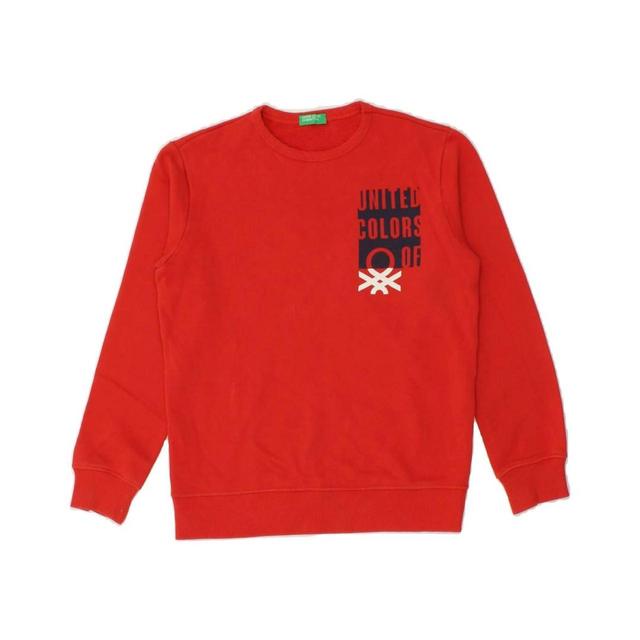 Benetton Kids' Sweatshirt - Red - 6 years on Productcaster.