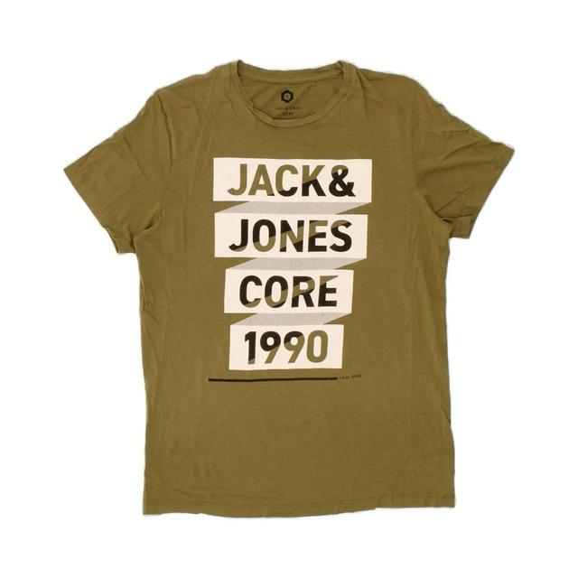 Jack & Jones Men's T-shirt - Khaki - L on Productcaster.