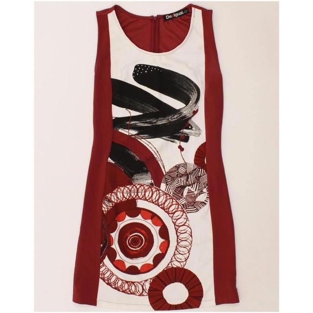 Desigual Women's Dress - Burgundy - L on Productcaster.