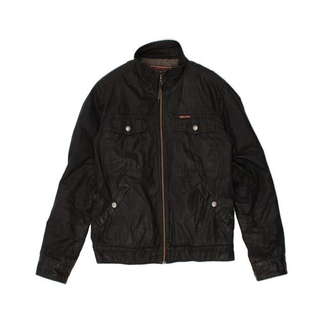 Designer Men's Bomber Jacket - Black - M on Productcaster.