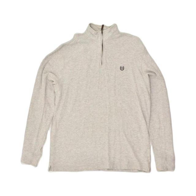 Chaps Men's Jumper - Grey - L on Productcaster.