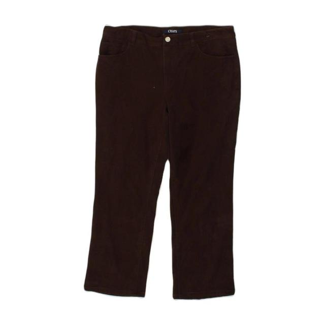 Chaps Women's Trousers - Brown - L on Productcaster.