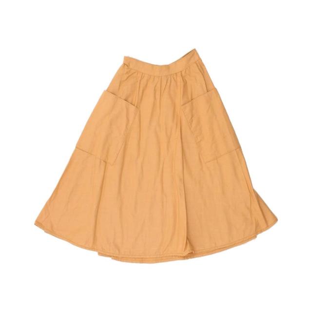 Vintage Women's Skirt - Yellow - 22" on Productcaster.