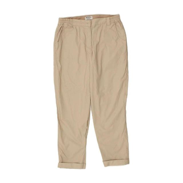 Mountain Warehouse Women's Slim Chino Trousers - Cream - S on Productcaster.