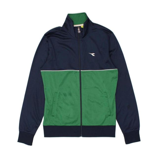 Diadora Men's Polyester Jacket - Blue/Navy - XS on Productcaster.