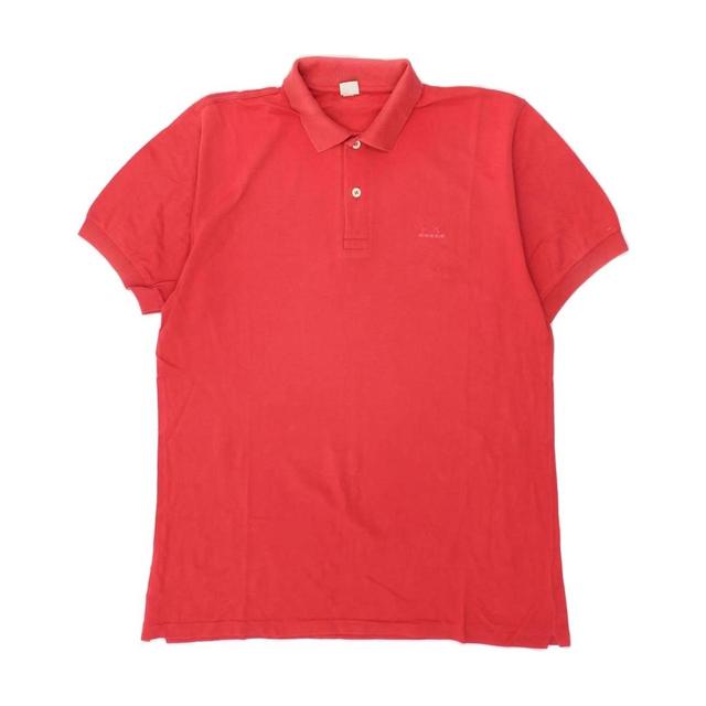 Diadora Men's Polo shirt - Red - L on Productcaster.