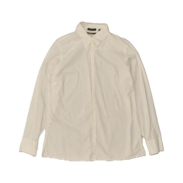 Eddie Bauer Women's T-shirt - White - L on Productcaster.