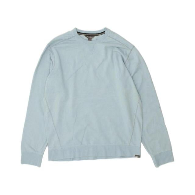 Eddie Bauer Men's Sweatshirt - Blue - L on Productcaster.