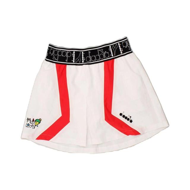 Diadora Women's Mini Skirt - White - S on Productcaster.