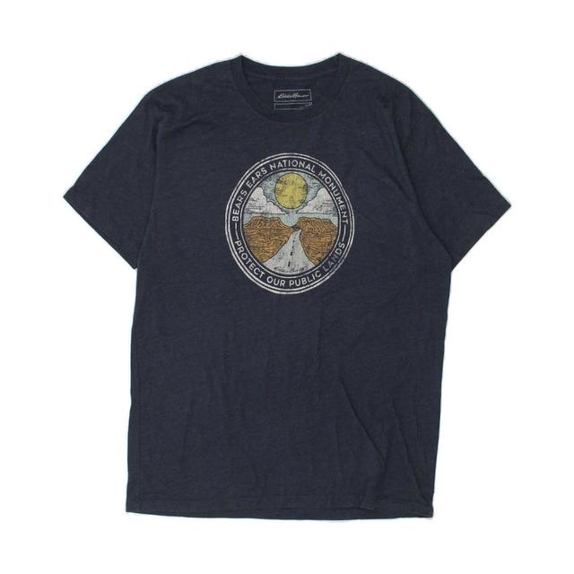 Eddie Bauer Men's T-shirt - Grey - M on Productcaster.