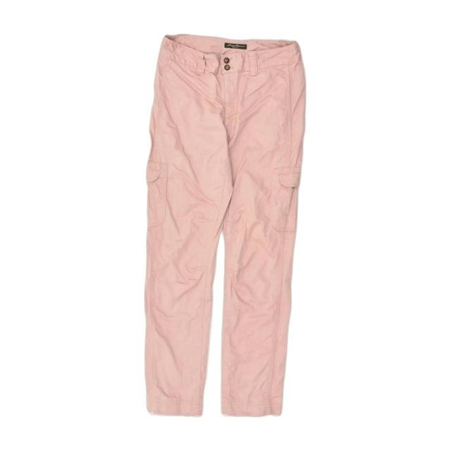 Eddie Bauer Women's Slim Cargo Trousers - Pink - S on Productcaster.