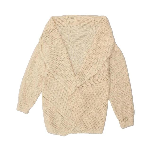 Vintage Women's Cardigan - Cream - L on Productcaster.