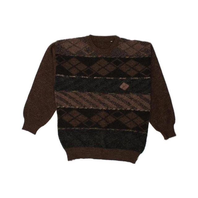 Vintage Men's Jumper - Brown - M on Productcaster.