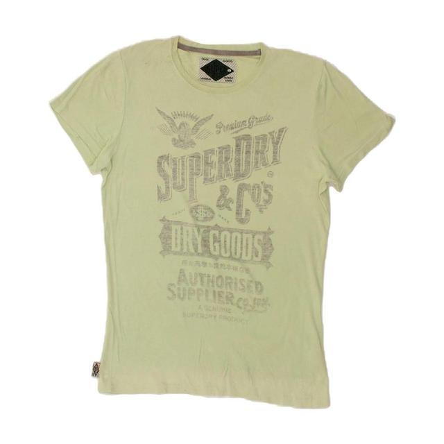 Superdry Men's T-shirt - Green - L on Productcaster.