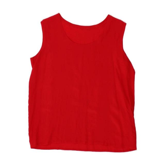 Vintage Women's Blouse - Red - L on Productcaster.