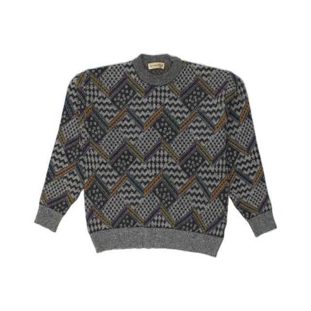 Vintage Men's Jumper - Grey - M on Productcaster.