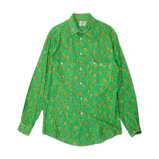 Vintage Men's T-shirt - Green - M on Productcaster.