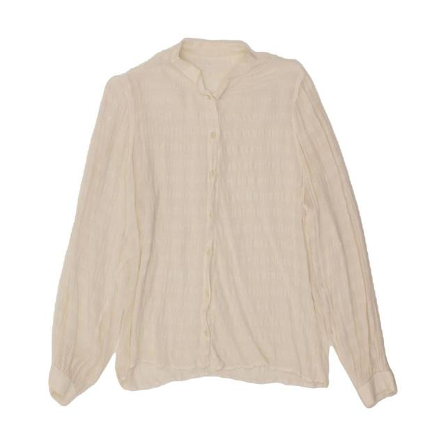 Vintage Women's Blouse - White - M on Productcaster.