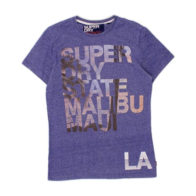 Superdry Men's T-shirt - Blue - L on Productcaster.