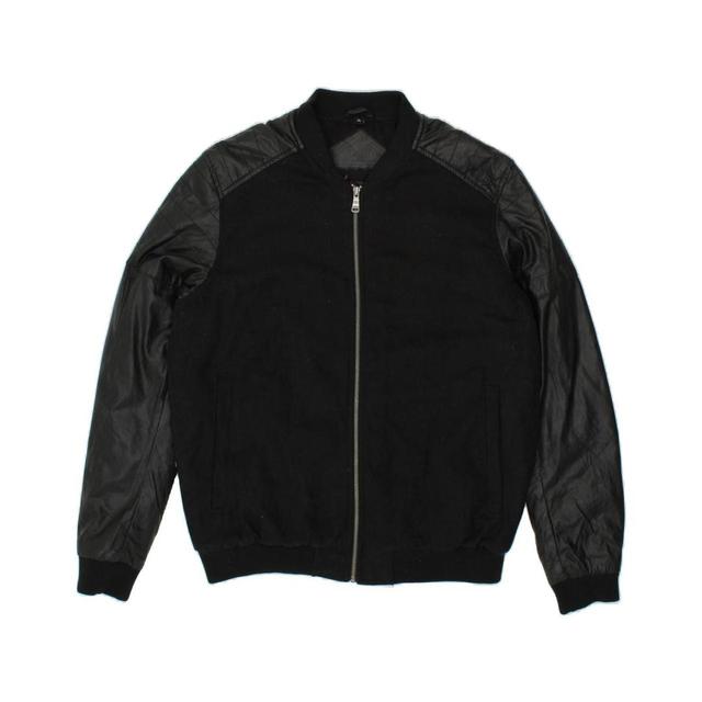 Vintage Men's Bomber Jacket - Black - XL on Productcaster.