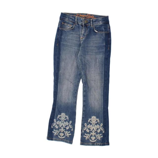 Desigual Women's Bootcut Jeans - Blue - 24" on Productcaster.