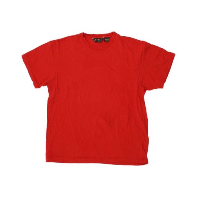 Eddie Bauer Men's T-shirt - Red - L on Productcaster.