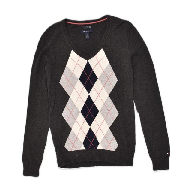 Tommy Hilfiger Women's Jumper - Grey - XS on Productcaster.