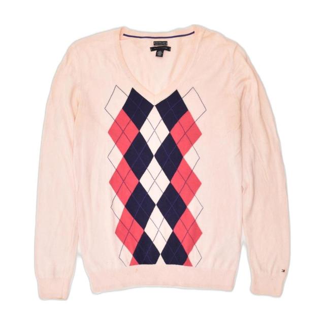 Tommy Hilfiger Women's Jumper - Pink - M on Productcaster.