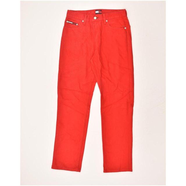 Tommy Hilfiger Women's Jeans - Red - M on Productcaster.