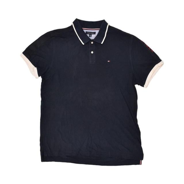 Tommy Hilfiger Men's Polo shirt - Blue/Navy - XL on Productcaster.