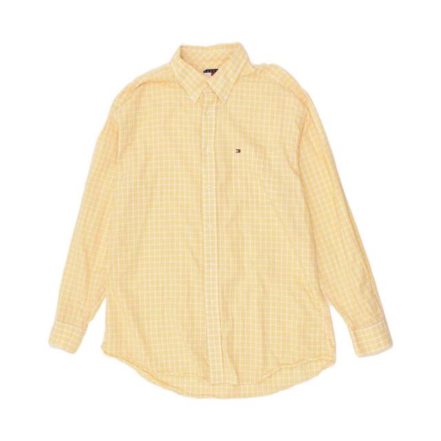 Tommy Hilfiger Men's Polo shirt - Yellow - XL on Productcaster.