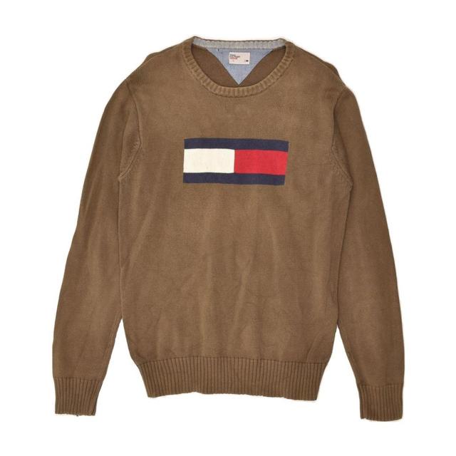 Tommy Hilfiger Men's Jumper - Brown - L on Productcaster.