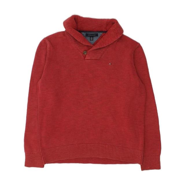 Tommy Hilfiger Men's Jumper - Red - XL on Productcaster.