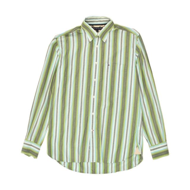 Tommy Hilfiger Men's Polo shirt - Green - L on Productcaster.