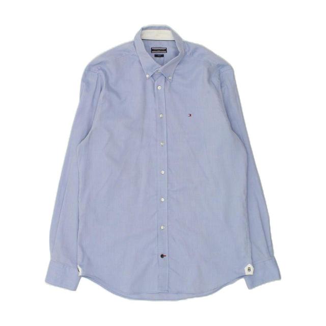 Tommy Hilfiger Men's Polo shirt - Blue - L on Productcaster.