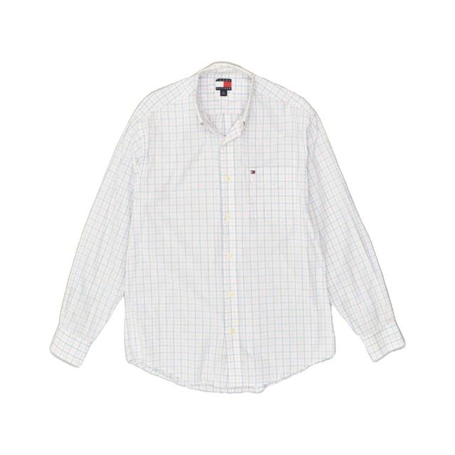 Tommy Hilfiger Men's Polo shirt - White - S on Productcaster.