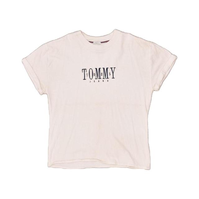 Tommy Hilfiger Women's T-shirt - White - M on Productcaster.