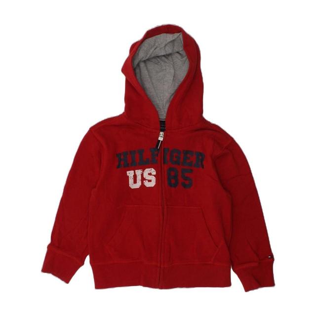 Tommy Hilfiger Kids' Hoodie - Red - 5 years on Productcaster.