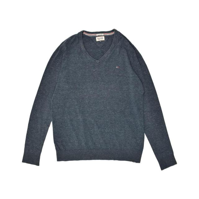 Tommy Hilfiger Men's Jumper - Blue/Navy - XXL on Productcaster.