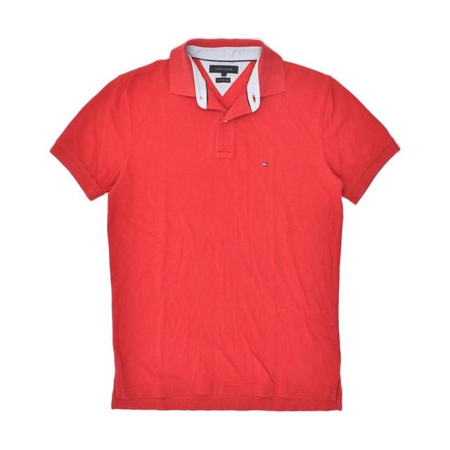 Tommy Hilfiger Men's Polo shirt - Red - L on Productcaster.