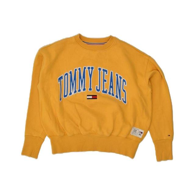 Tommy Hilfiger Women's Sweatshirt - Yellow - XS on Productcaster.