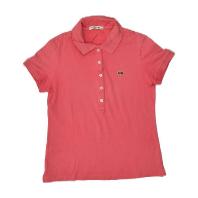 Lacoste Women's Polo shirt - Pink - M on Productcaster.