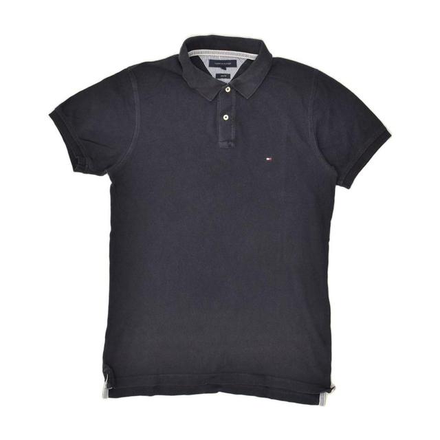 Tommy Hilfiger Men's Polo shirt - Black - L on Productcaster.