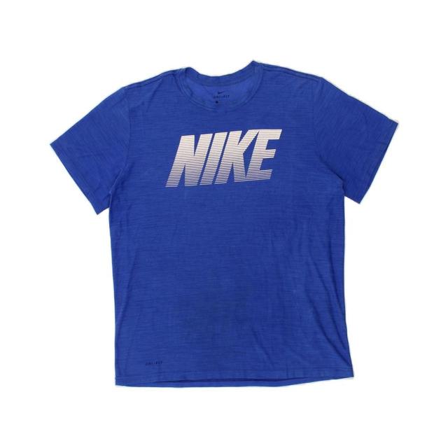 Nike Men's T-shirt - Blue - L on Productcaster.