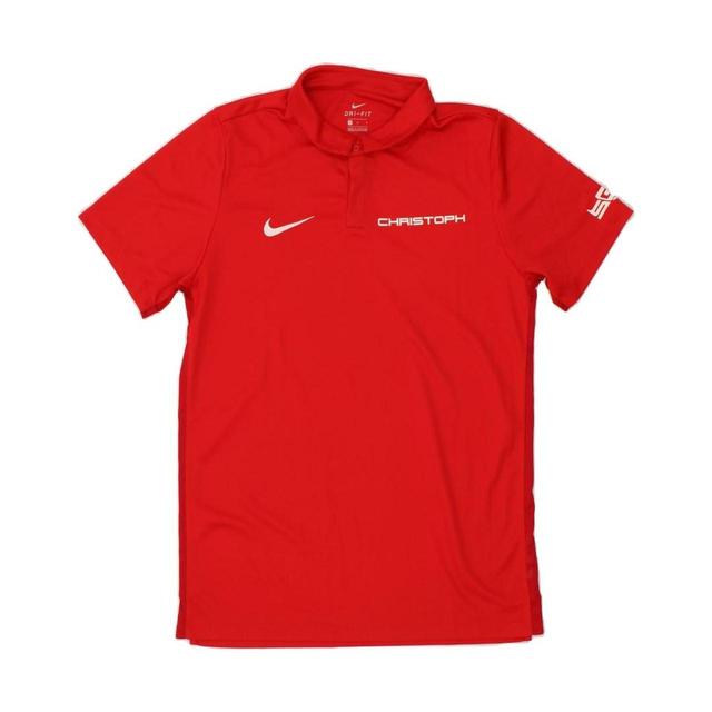 Nike Men's Polo shirt - Red - L on Productcaster.