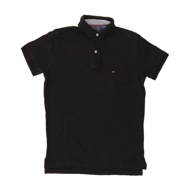 Tommy Hilfiger Men's Polo shirt - Black - S on Productcaster.