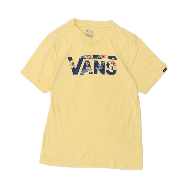 Vans Kids' T-shirt - Yellow - 11 years on Productcaster.