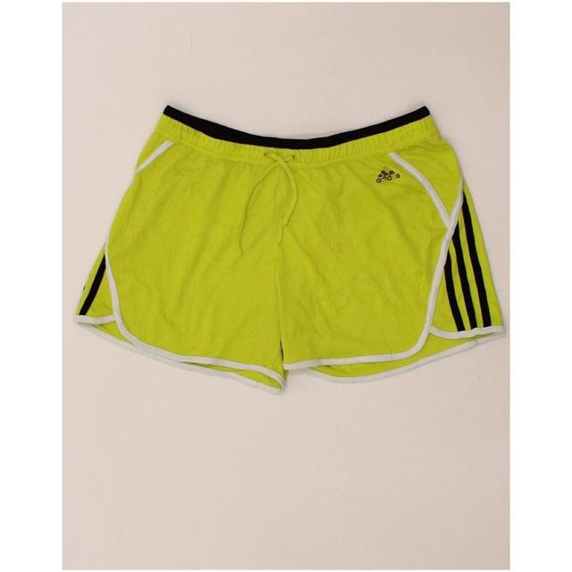 Adidas Women's Shorts - Yellow - M on Productcaster.