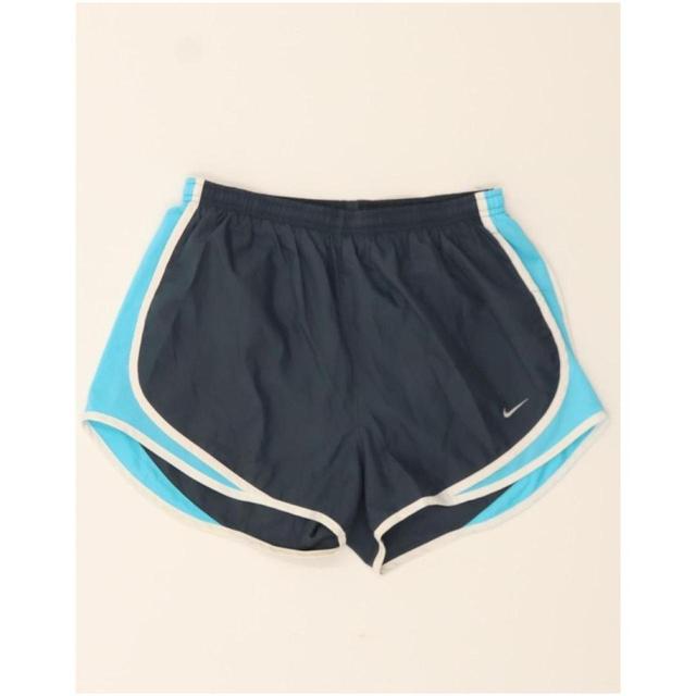 Nike Women's Shorts - Blue/Navy - M on Productcaster.